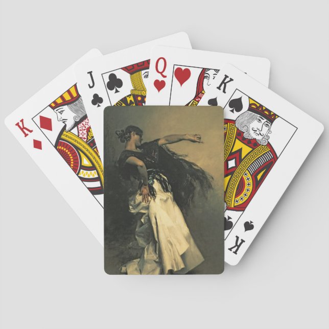The Spanish Dancer, study for 'El Jaleo', 1882 Playing Cards (Back)