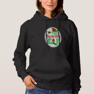 The Spanish Elf Matching Family Christmas Elf Blea Hoodie