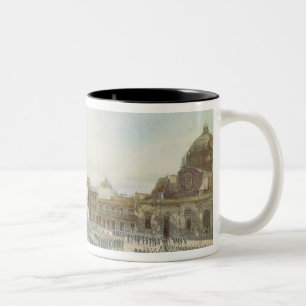 The Spanish Expeditionary Corps in Vera Cruz Two-Tone Coffee Mug