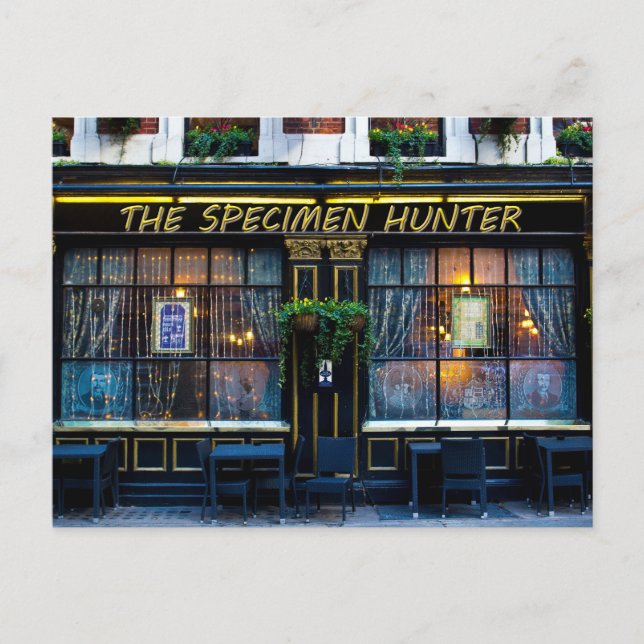 The Specimen Hunter Pub  Holiday Postcard (Front)
