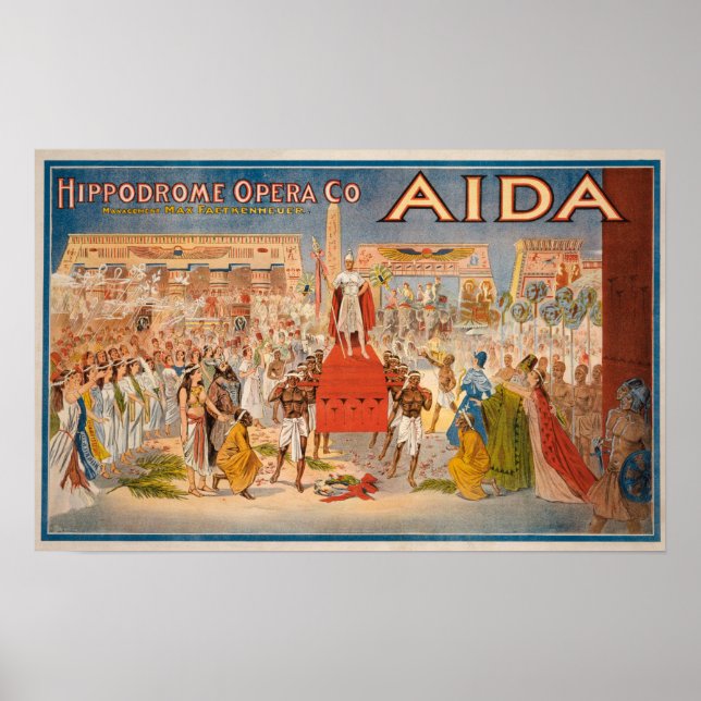 The Spectacle Aida Theatrical Poster (Front)