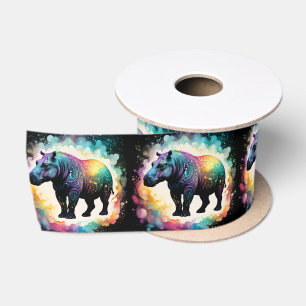 The Spectral Hippo: A Holographic Journey Satin Ribbon