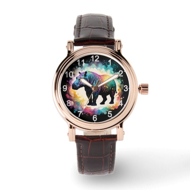 The Spectral Hippo: A Holographic Journey Watch (Front)