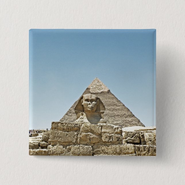 The Sphinx 15 Cm Square Badge (Front)