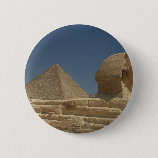 The Sphinx 6 Cm Round Badge (Front)