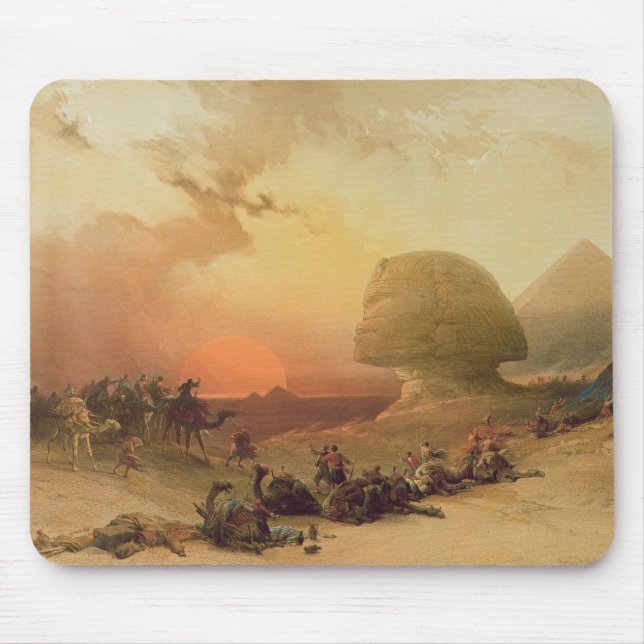 The Sphinx at Giza Mouse Pad (Front)