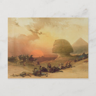 The Sphinx at Giza Postcard