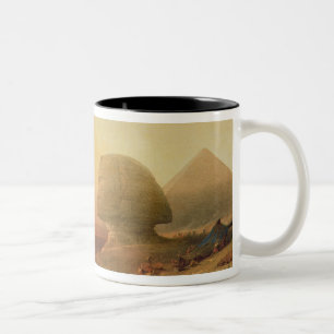 The Sphinx at Giza Two-Tone Coffee Mug