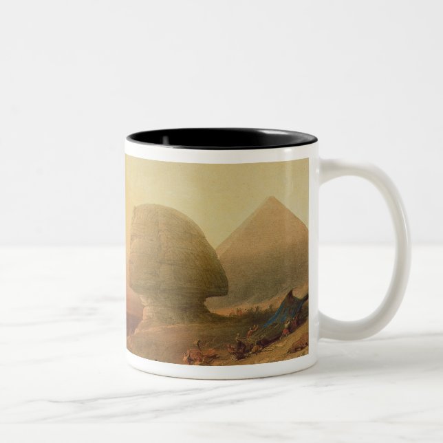 The Sphinx at Giza Two-Tone Coffee Mug (Right)