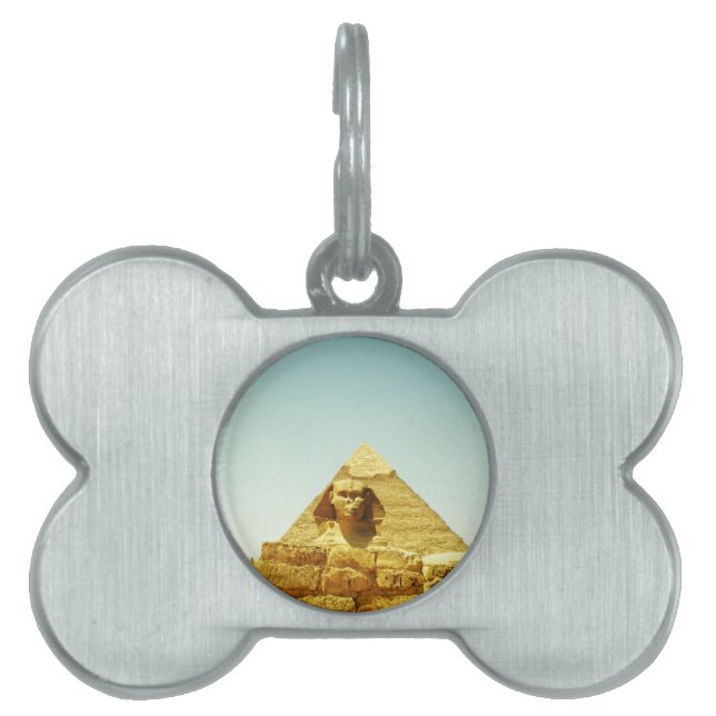 The sphinx pet tag (Front)