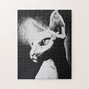 The Sphynx Cat Original Art Puzzle