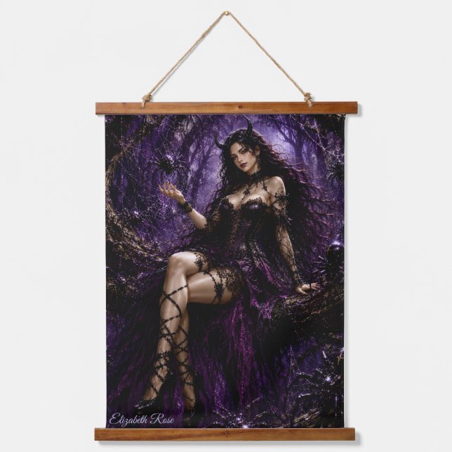 The Spider Queen's Dominion Hanging Tapestry (Front)