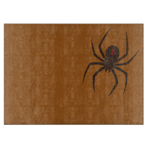 The Spider's Web Glass Cutting Board