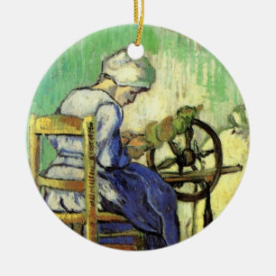 The Spinner by Vincent van Gogh Ceramic Ornament
