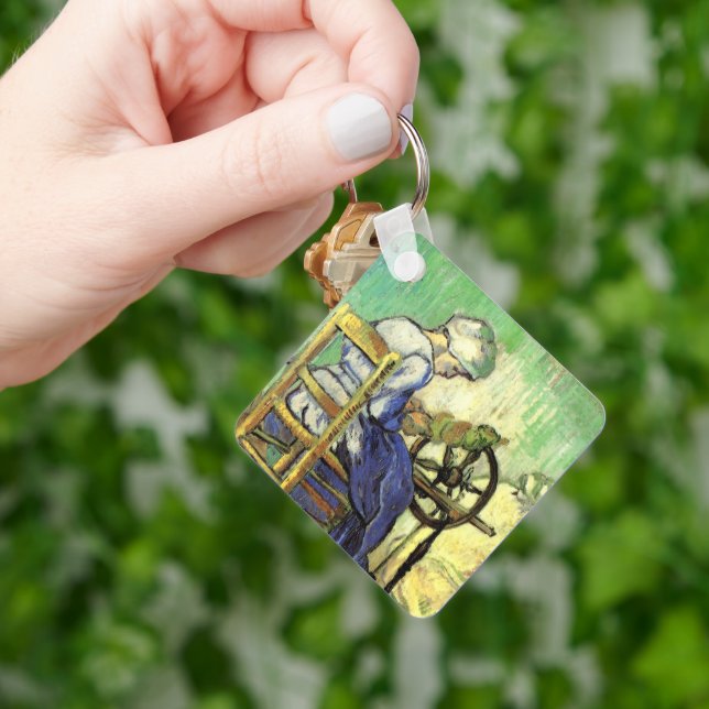 The Spinner by Vincent van Gogh Key Ring (Hand)