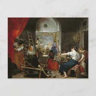 The Spinners, or The Fable of Arachne, 1657 Postcard