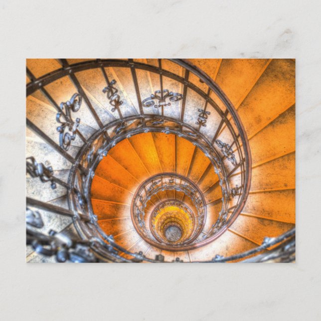 The Spiral Staircase St Stephens Basilica Postcard (Front)