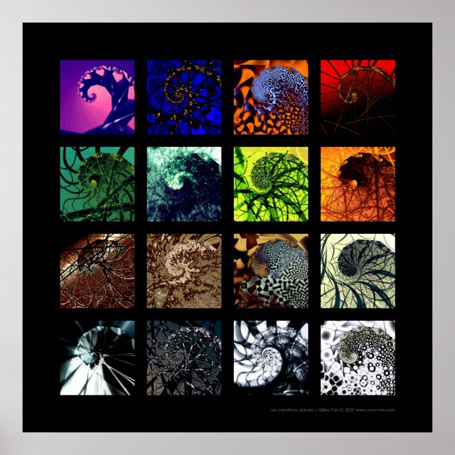 The spiral variations poster (Front)