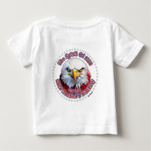 The Spirit Of 1776, 2026 America’s Red Eagle Baby T-Shirt