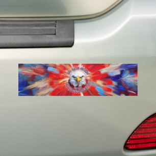 The Spirit Of 1776, 2026 America’s Red Eagle Firew Bumper Sticker