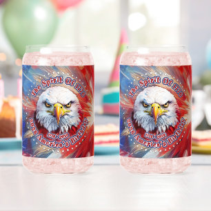 The Spirit Of 1776, 2026 America’s Red Eagle Firew Can Glass