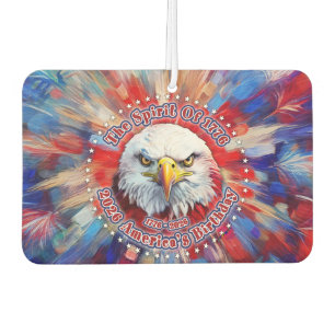 The Spirit Of 1776, 2026 America’s Red Eagle Firew Car Air Freshener