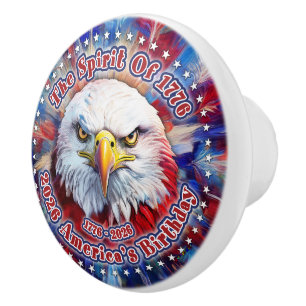 The Spirit Of 1776, 2026 America’s Red Eagle Firew Ceramic Knob