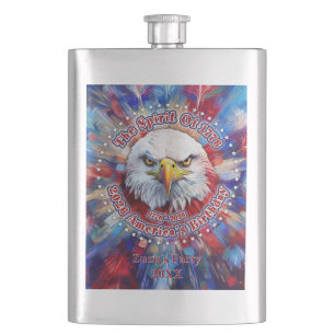 The Spirit Of 1776, 2026 America’s Red Eagle Firew Hip Flask