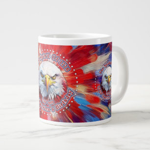 The Spirit Of 1776, 2026 America’s Red Eagle Firew Large Coffee Mug
