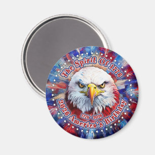 The Spirit Of 1776, 2026 America’s Red Eagle Firew Magnet