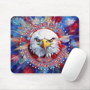 The Spirit Of 1776, 2026 America’s Red Eagle Firew Mouse Pad
