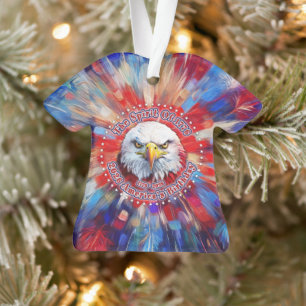 The Spirit Of 1776, 2026 America’s Red Eagle Firew Ornament
