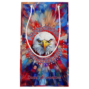 The Spirit Of 1776, 2026 America’s Red Eagle Firew Small Gift Bag