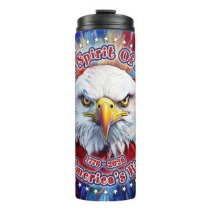 The Spirit Of 1776, 2026 America’s Red Eagle Firew Thermal Tumbler