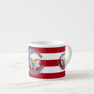 The Spirit Of 1776, 2026 America’s Red Eagle Flag Espresso Cup