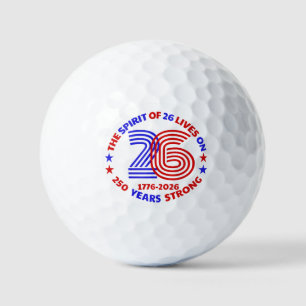 THE SPIRIT OF 26 - 250 YEARS STRONG GOLF BALLS