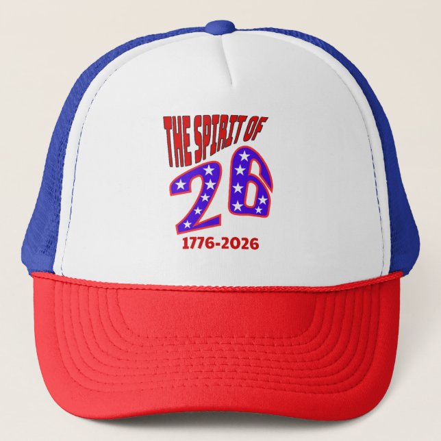 THE SPIRIT OF 26 TRUCKER HAT (Front)