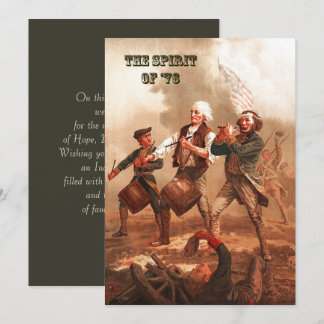 The Spirit of '76. 4th of July Fine Art Card