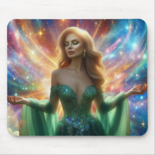 The Spirit of a Woman Laptop Desktop Computer Mouse Pad