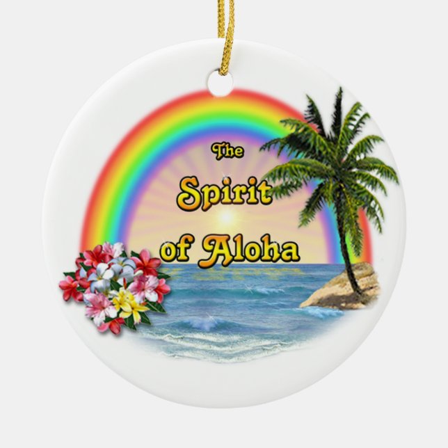 The Spirit of Aloha Ornament (Front)