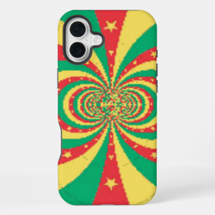 The Spirit of Cameroon Indomitable Lions Flag iPhone Case
