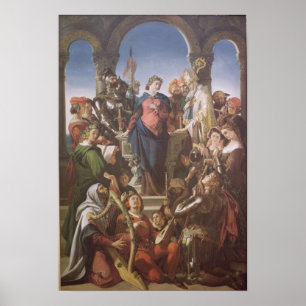 The Spirit of Chivalry, c.1845 Poster