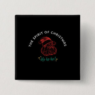 THE SPIRIT OF CHRISTMAS 15 CM SQUARE BADGE
