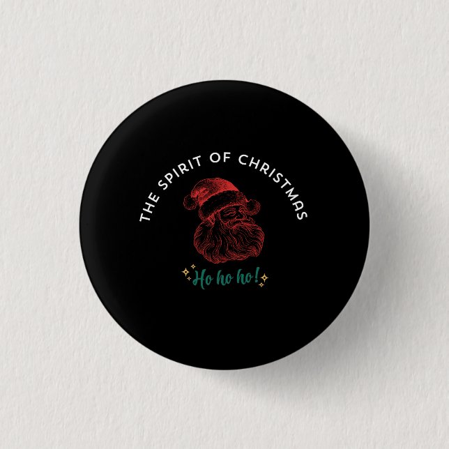 THE SPIRIT OF CHRISTMAS 3 CM ROUND BADGE (Front)