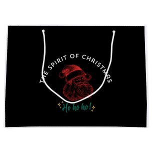 THE SPIRIT OF CHRISTMAS LARGE GIFT BAG