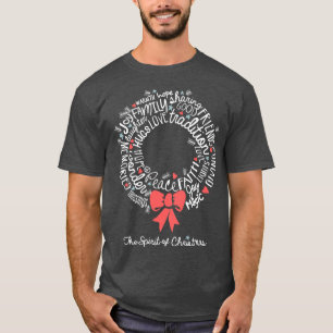 The Spirit of Christmas Peace Love Hope Joy Magic T-Shirt