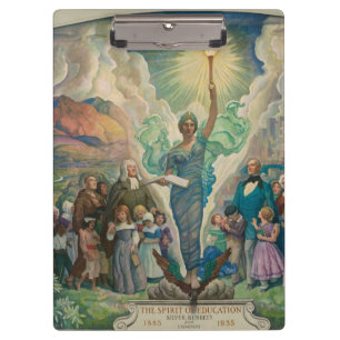 The Spirit of Education by Newell Convers Wyeth Clipboard