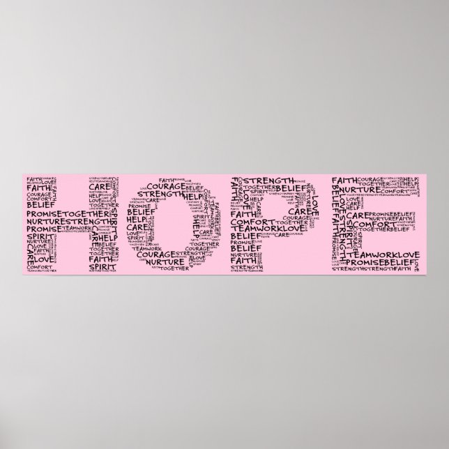 The Spirit of Hope (Black Text) Poster (Front)