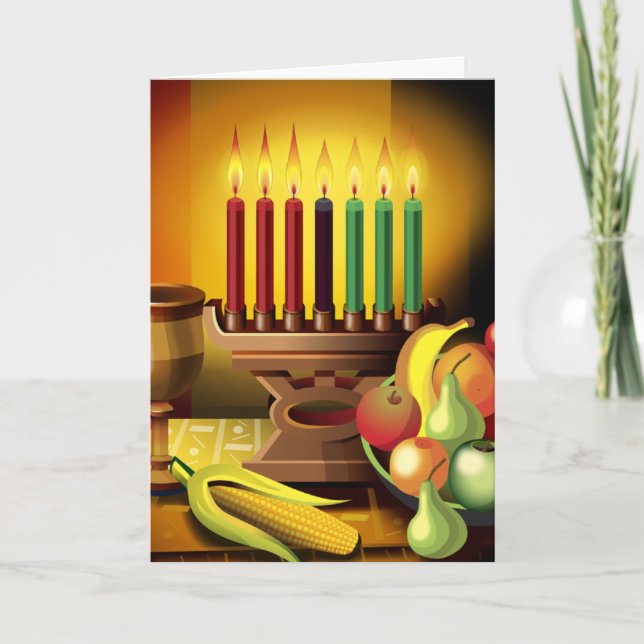 The Spirit of Kwanzaa Holiday Card (Front)