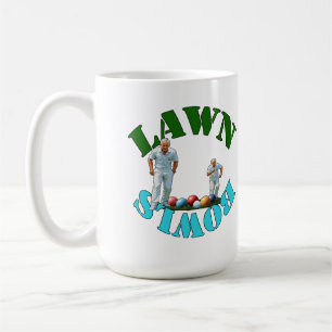 The Spirit of Lawn Bowls: Bowlers and Bowls Coffee Mug